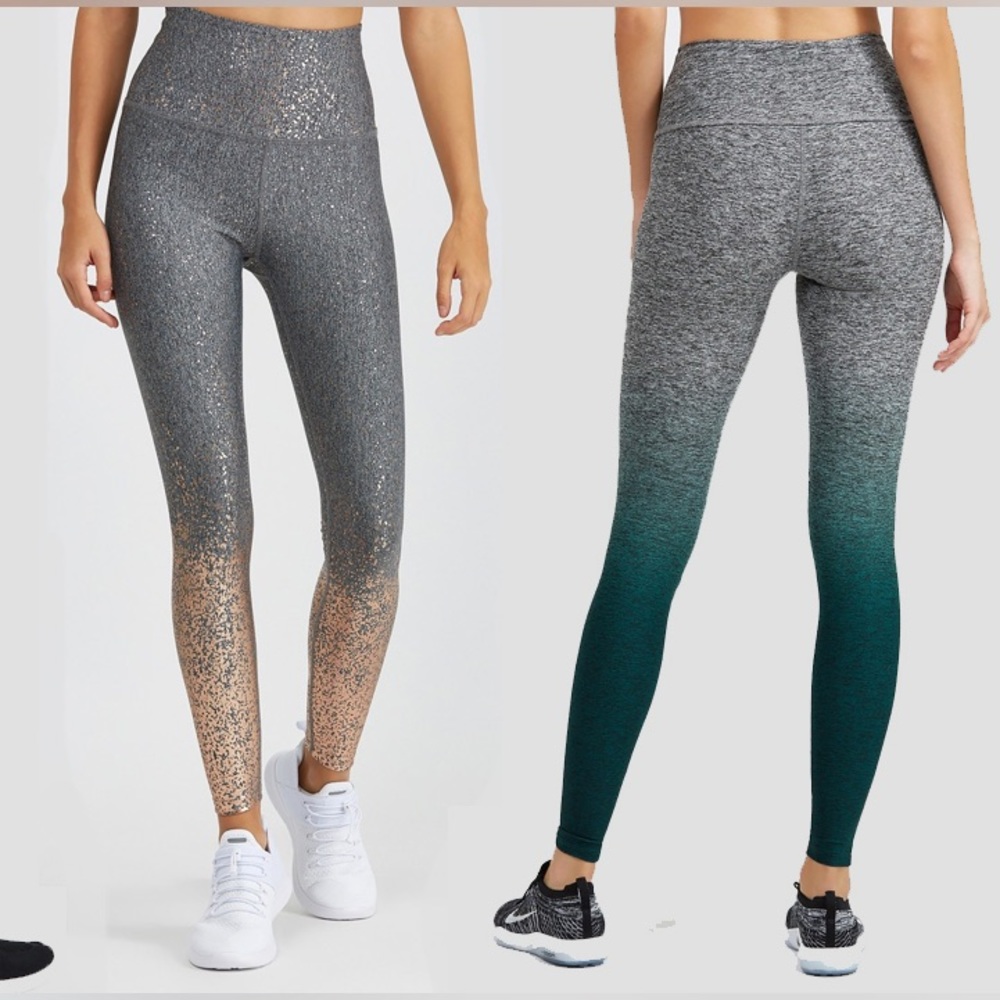 Beyond Yoga high-rise space dye “woodland forest” legging - size S 30” inseam